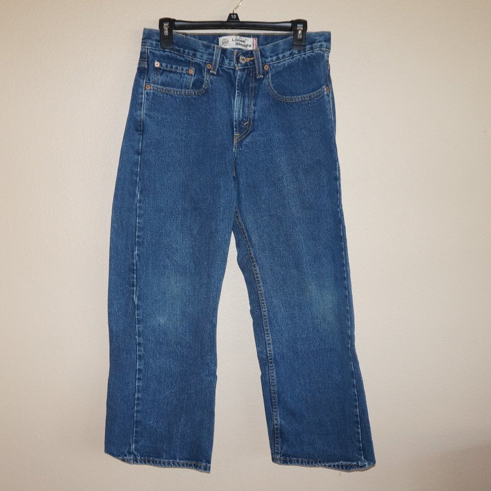 Levi's Loose Straight 569 11 Husky 31 x 27 Blue Jeans Very Good Condition